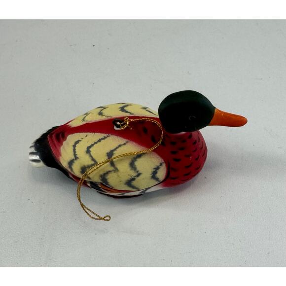 Vintage Mallard Duck Christmas Tree Ornament Holiday - Picture 1 of 4
